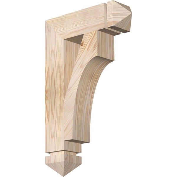 Ekena Millwork Westlake Arts & Crafts Smooth Bracket, Douglas Fir, 3 1/2"W x 14"D x 22"H BKT04X14X22WTL03SDF - main